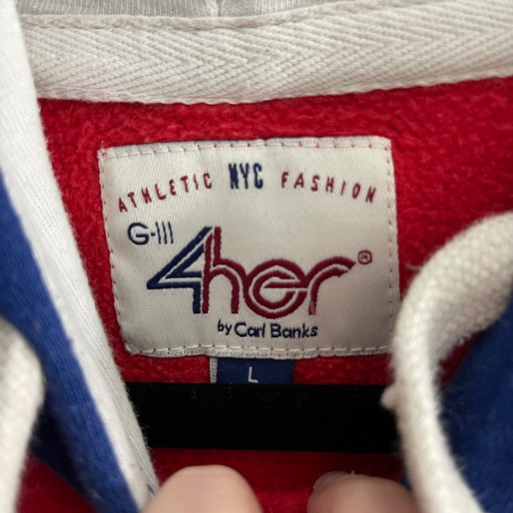 NY Rangers vintage style hooded sweatshirt - Picture 6 of 8